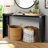 Sturdy And Stylish Console Table With Versatile Leg Installation And Ample Display Space-590791790