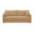 Cadie Mocha Chenille Sofa W/2 Pillows