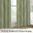 100% Blackout Thermal Insulated Curtains - Wave Line with Dots Silver Print, Grommet Top, 2 Panels-98071749-73219871
