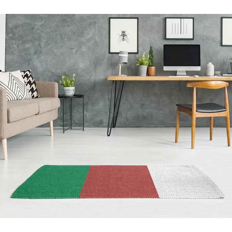 Striped Indoor Rug, Rectangle 7' x 5'