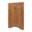 Armoire de rangement triangulaire pour salle de bain avec tablettes réglables-868376556