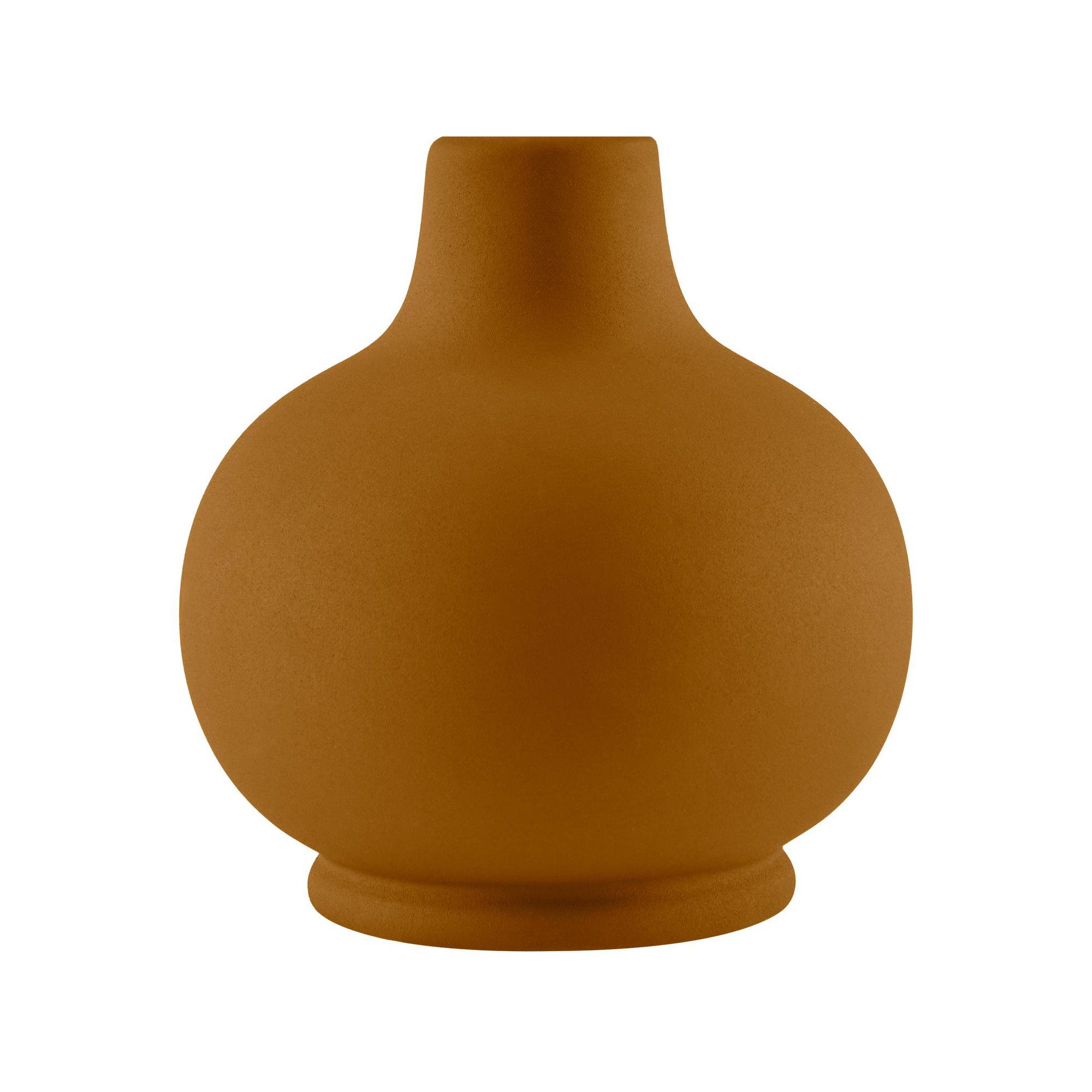 Momsen Scallop Shade Matte Lamp, Tan, White, 13"H x 8"W x 8"D