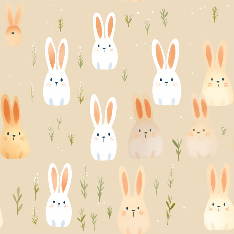 Rideaux Bunny rideaux animaux brun / blanc, L 40 po x L 82 po