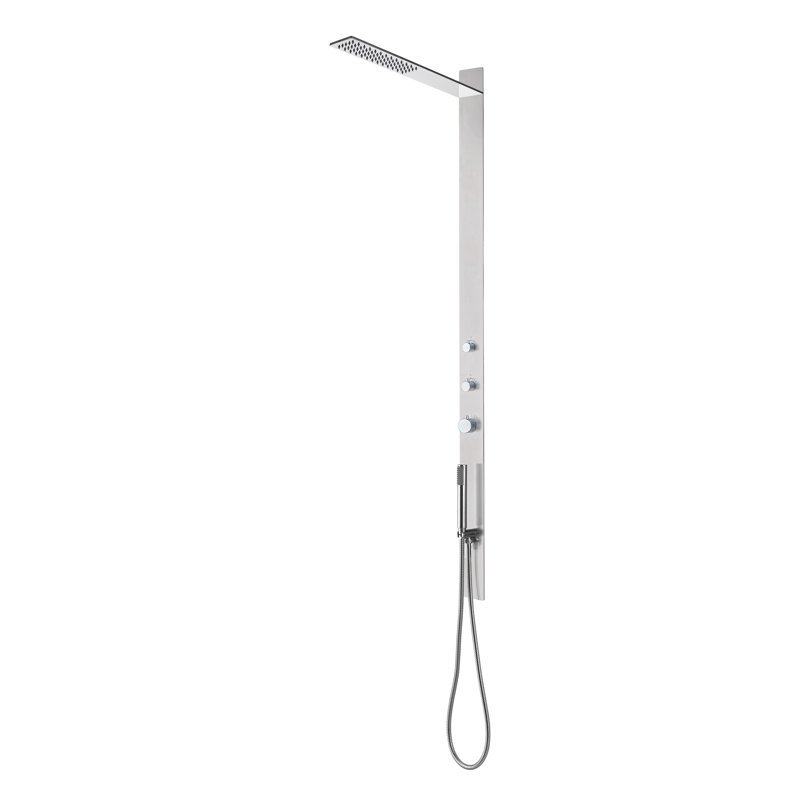 Panneau de douche 53,12 po avec tête de douche fix
