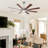 Farmhouse 8 Blade Indoor Windmill Ceiling Fan With LED Lights, Remote Control And Quiet DC Motor-1425338760-1425338758