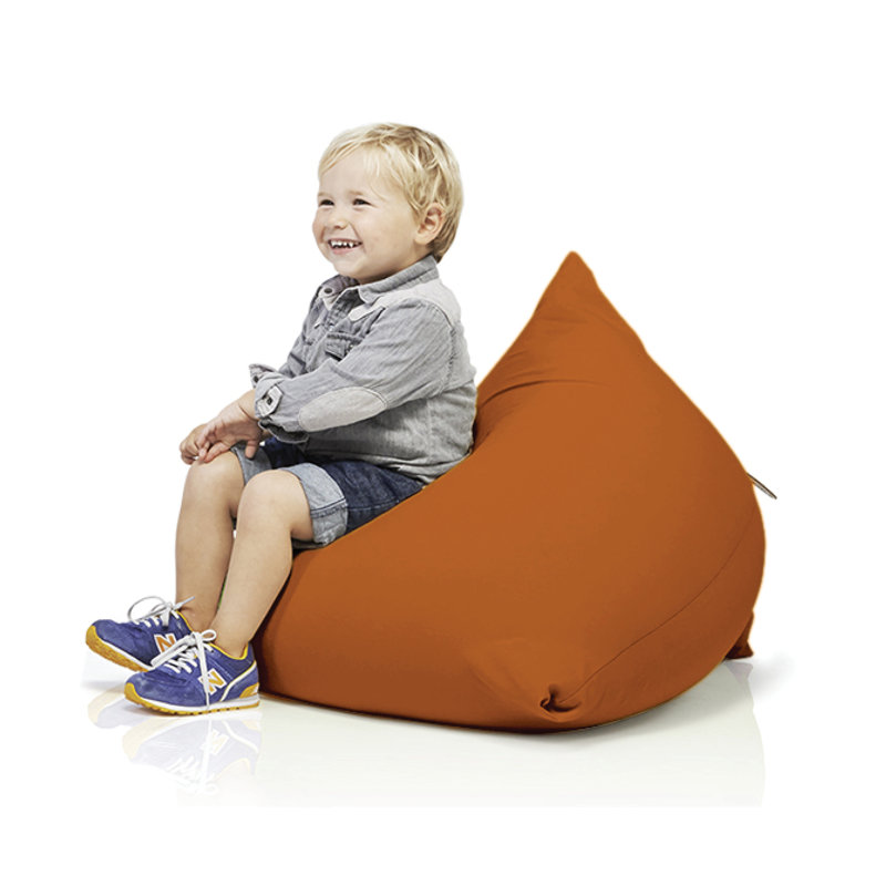 Sydney Refillable Bean Bag Chair, Orange