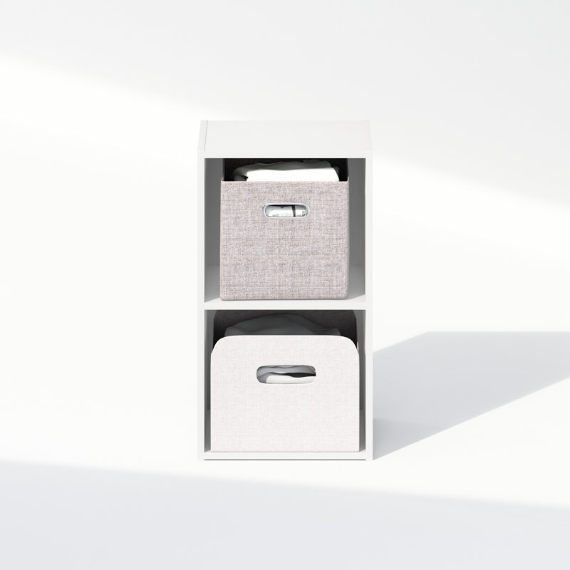 Rangement polyvalent à 2 niveaux Shavon, H 21 po x l 12 po x P 9 po