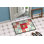 Papillon love 36 po x 24 po tapis d’extérieur antidérapant pour l’intérieur Shelba