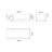 66.9 Inch Freestanding Solid Surface Soaking Bathtub For Bathroom