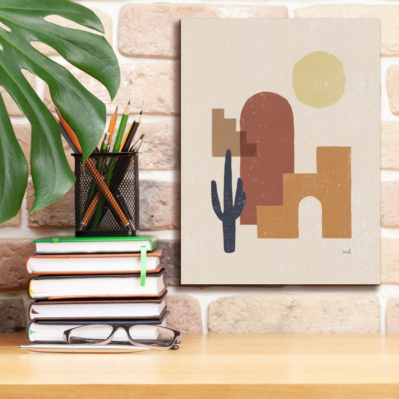 «Desert Arches 2» par Moira Hershey, art mural sur toile, H 16 po x l 12 po x P 0,75 po