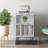 Audio Rack with 2 Open Shelves-333680840