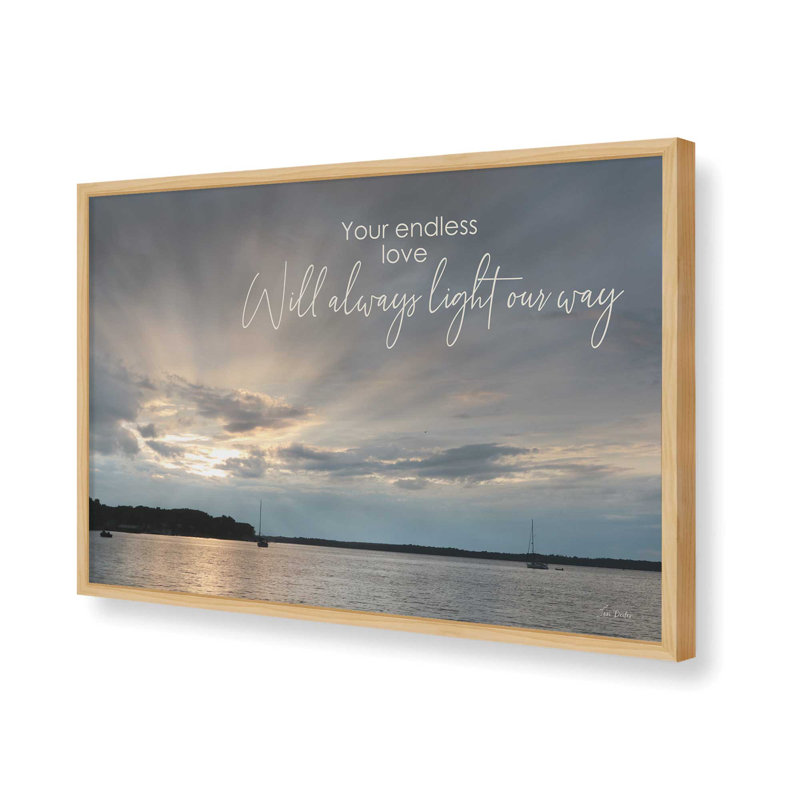 «Your Endless Love» par Lori Deiter, reproduction d'art, L 48 x H 32, Tanné, Impression encadrée
