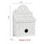 Shabby Vintage Mailboxes Wall Mounted in Birdhouse Style for Porch Garden Decoration,Wedding Card Box Decor
