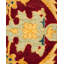 Tapis unique noué à la main Keenan - rouge / orange / bleu sarcelle, 8 pi 2 po x 10 pi 1 po