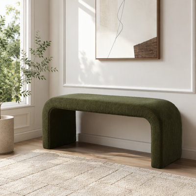 3-piece U-Shaped Modern Teddy Ottomans