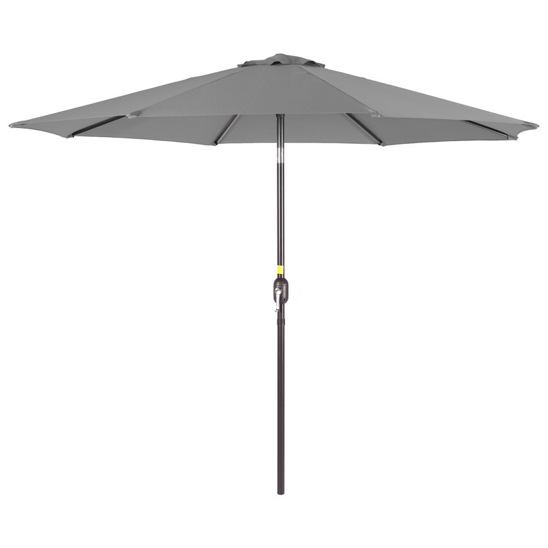 Parasol de terrasse 9 pi, Gris