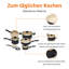 Wetzler 11 - Piece Ceramic Cookware Set