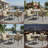 5-Piece All Weather Twisted Rattan Wicker Patio Dining Table Set  With Umbrella Hole And Beige Cushions-879915143