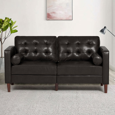 Mandile Faux Leather Sofa