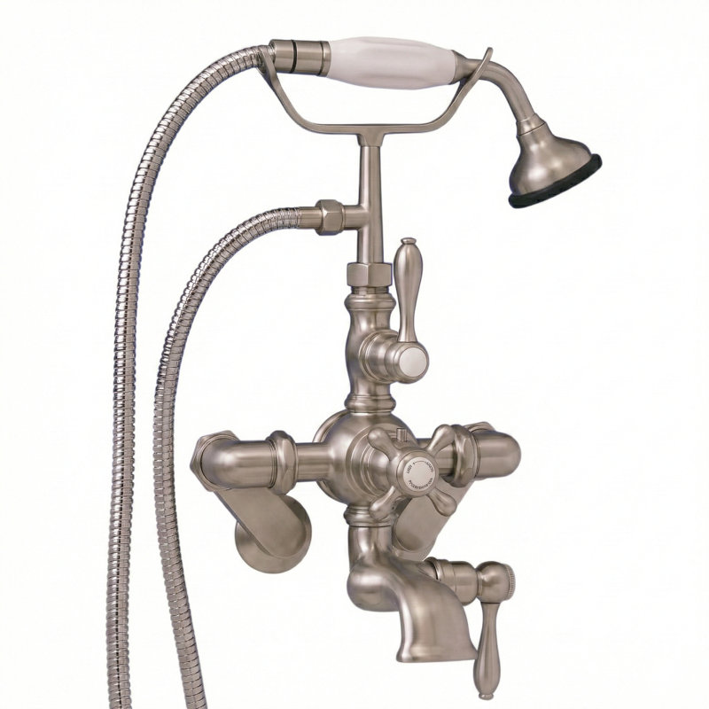 Robinet de téléphone thermostatique britannique par Strom Living, Nickel mat