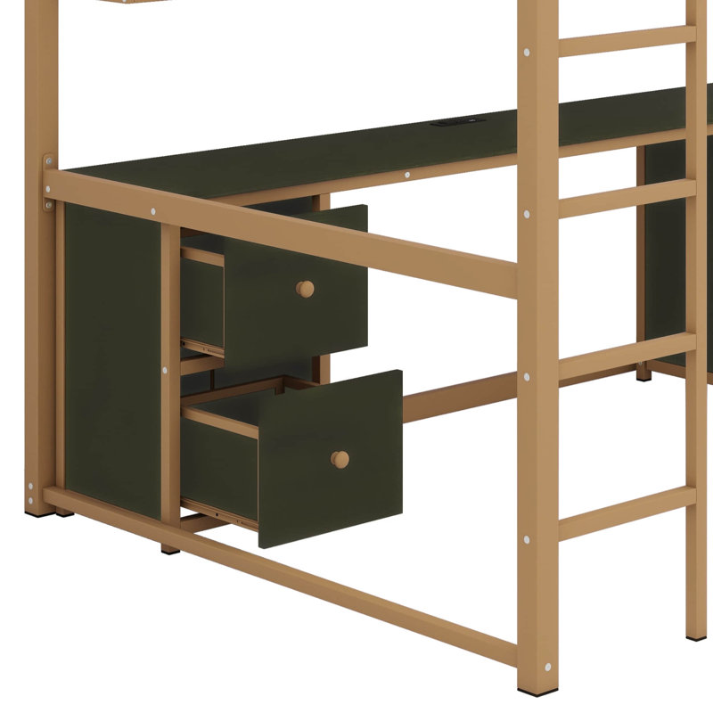 Lit pour enfant Atira, Or