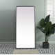 Sabine Metal Rounded Rectangle Floor Mirror