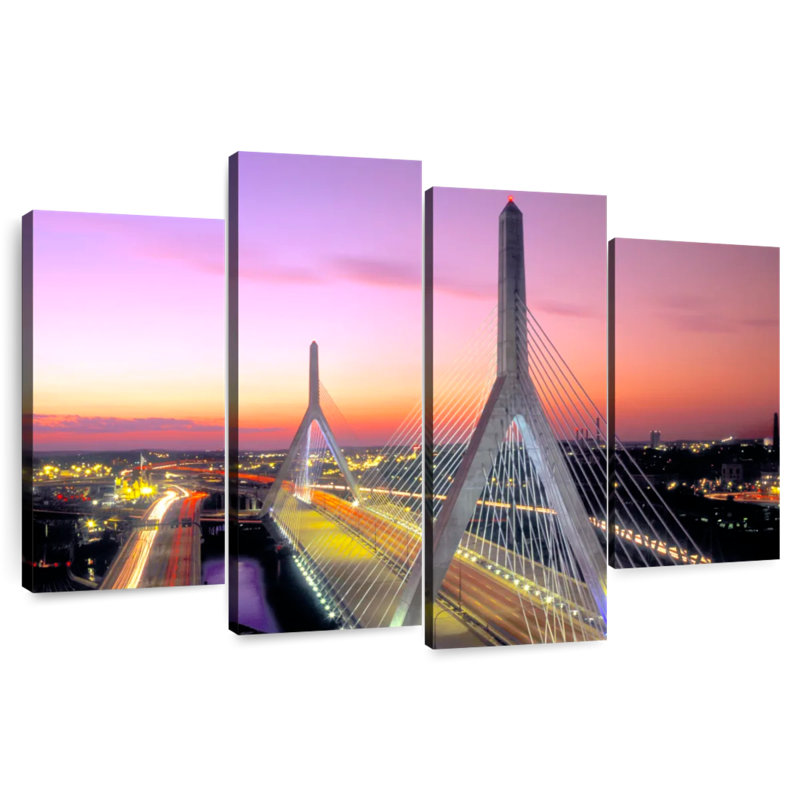 Pont Lilie Leonard P. Zakim, H 54 po x l 84 po