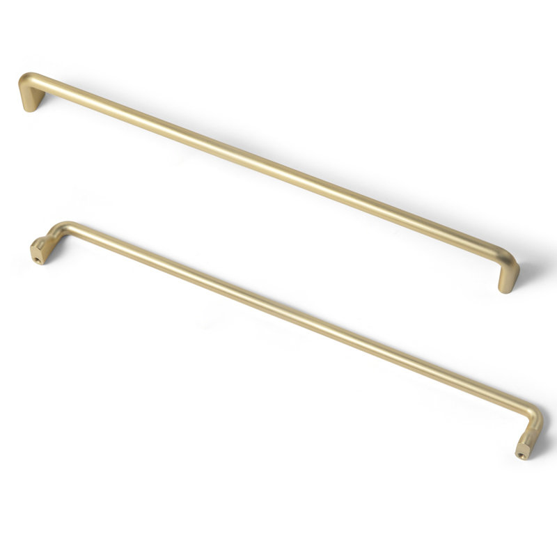 Poignée barre 12 5/8 po American Classic, Laiton brossé clair
