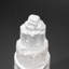 Large Cats-Eye Selenite (10") Castle Tower From Morocco