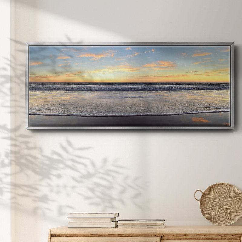 «Evening on Venice Beach», toile encadrée, H 20 po x l 50 po
