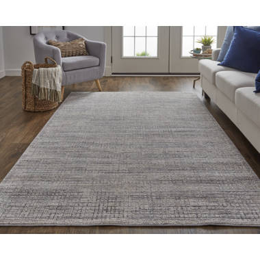 Well Woven Malaga Donna Tribal Geometric Abstract Beige 7'10 x 10'6  Distressed High-Low Area Rug 