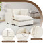 Canapé simple en chenille de style moderne avec repose-pieds, peut être utilisé pour s'allonger ou s'asseoir-530538070