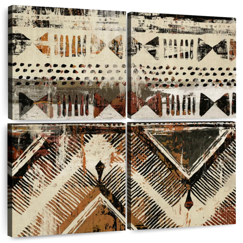 Kerner African Patterning, 26'' H x 26'' W