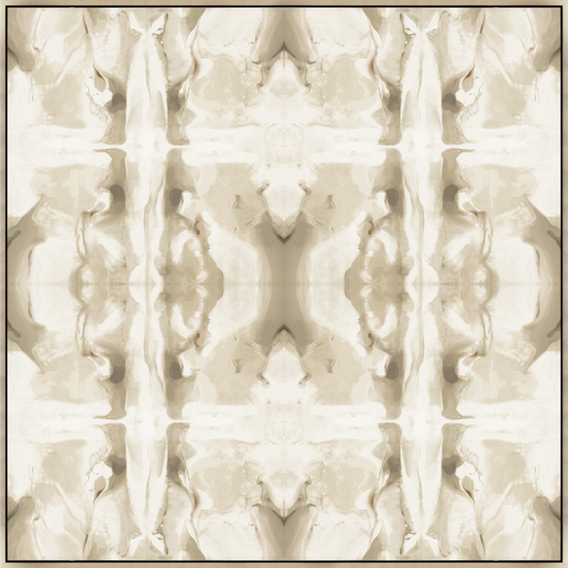 Decalcomanie IV Print by Giselle Kelly, 37.5" H x 37.5" W, Glass Coat