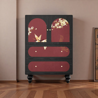 Vintage Aesthetic Entryway Drawer Cabinet