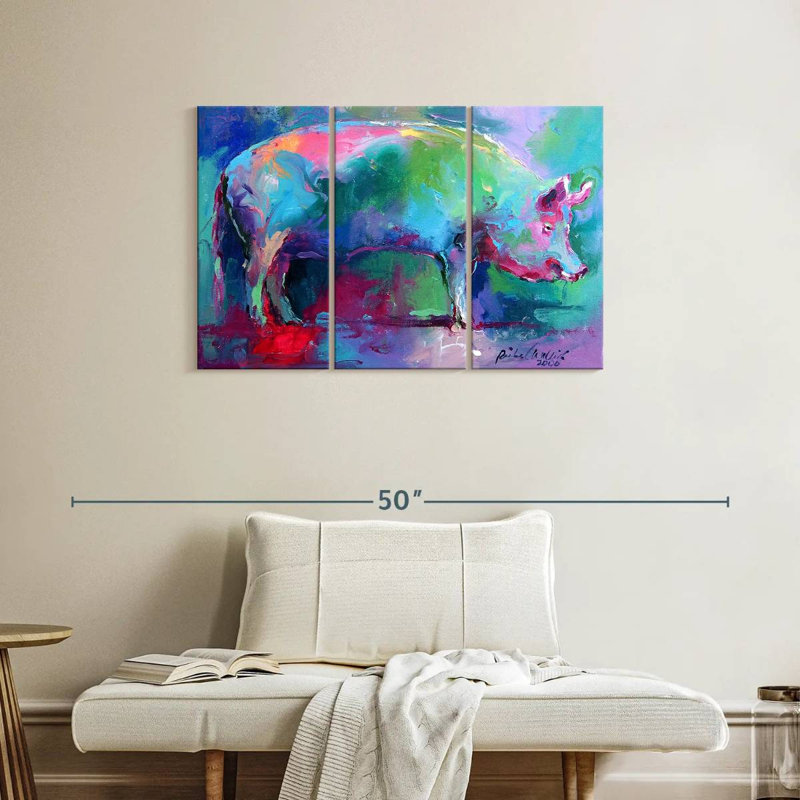 Brampt Pig II, 24" H x 38" W