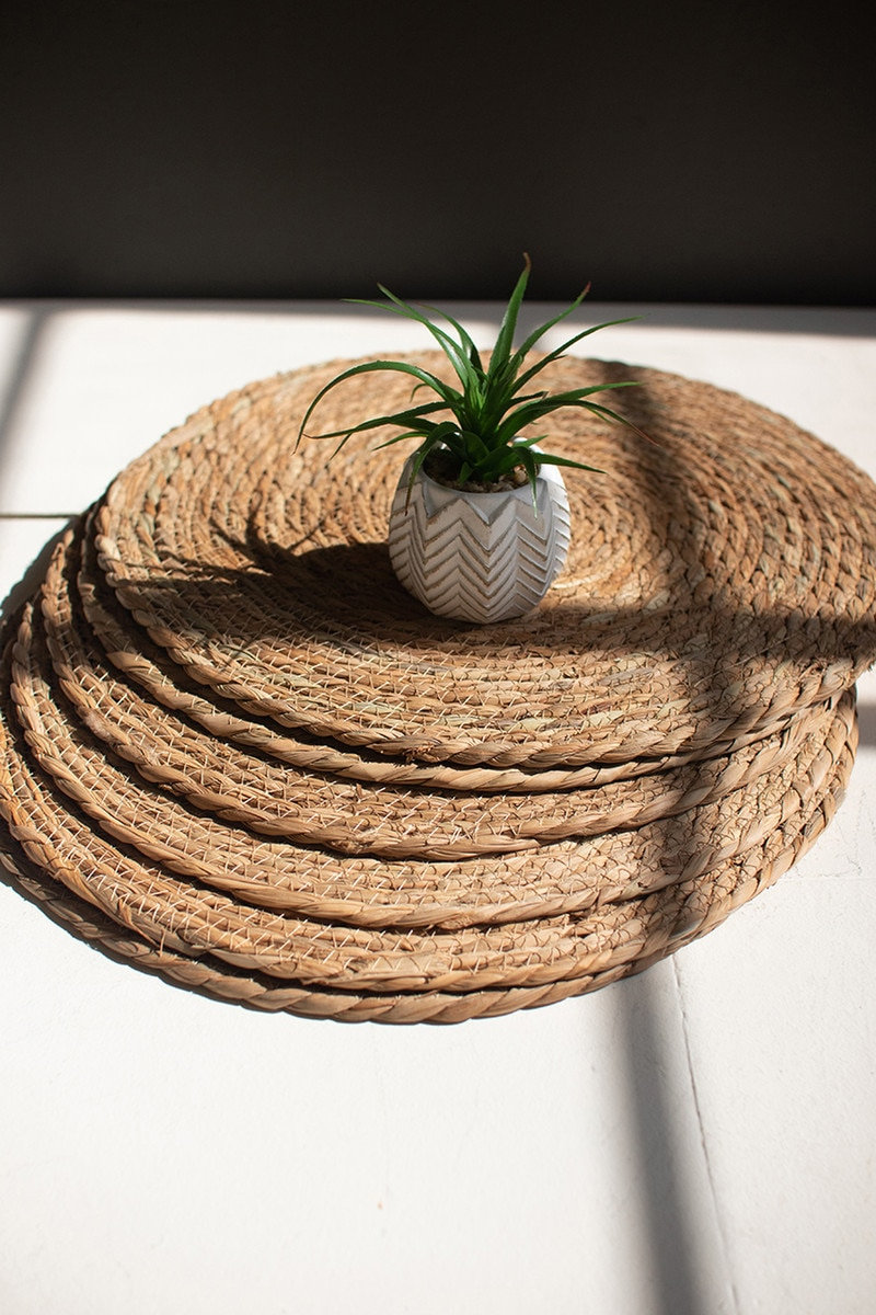 Handwoven Reversible Seagrass Placemat