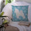 Coussin intérieur/extérieur en flocons d’hiver-32011225