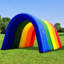 Tente de tunnel gonflable 16 x 10 x 10 pi avec ventilateur, idéale pour les fêtes et les promotions-378666988-386031568