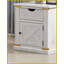 Blanc antique Table basse dorée rustique avec tiroir de rangement & amp; Tablette ouverte - parfaite pour l'organisation du salon