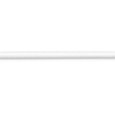Dritz Round Cord Elastic, White, 50 yd