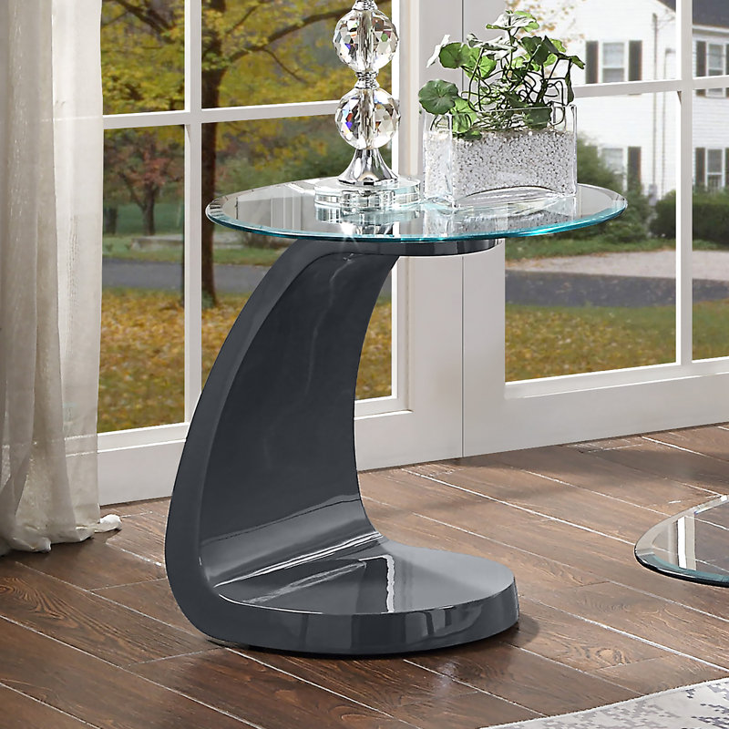 Ensemble de tables basses configurables 3 pièces Hilry, Grey