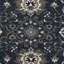 Tapis oriental bleu foncé / gris Arthur-20947040