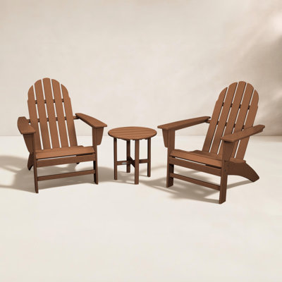 POLYWOOD® Classic Adirondack 2-Person Patio Seating Group