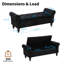 Banc de rangement en tissu-28412533-28412532