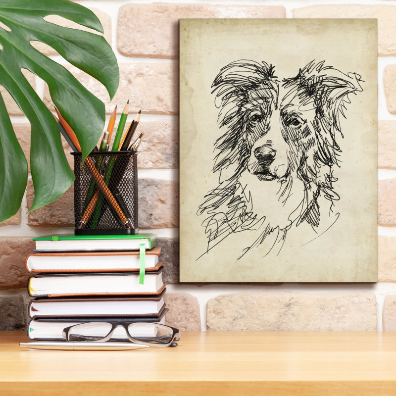 «Breed Study 5» par Ethan Harper, H 16 po x l 12 po x P 0,75 po