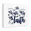 Walk by Faith 1 Piece Wrapped Canvas Wall Art-1863987364