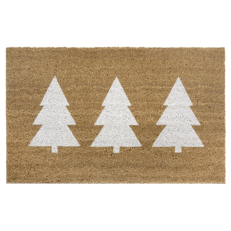 Mix Mats White Pine Trees Doormat
