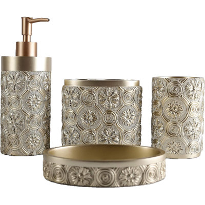 Bathroom accessory set