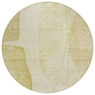 Tapis d'extérieur rond 8 po